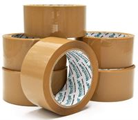 [2401] 6pk TAN Packaging Tape 55m