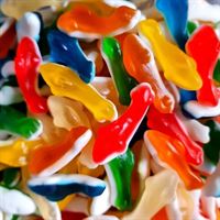 [R111] GUMMY COLOURFUL SHARKS 2KG