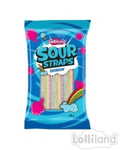 [30066] Sour Straps Rainbow 160g x 12