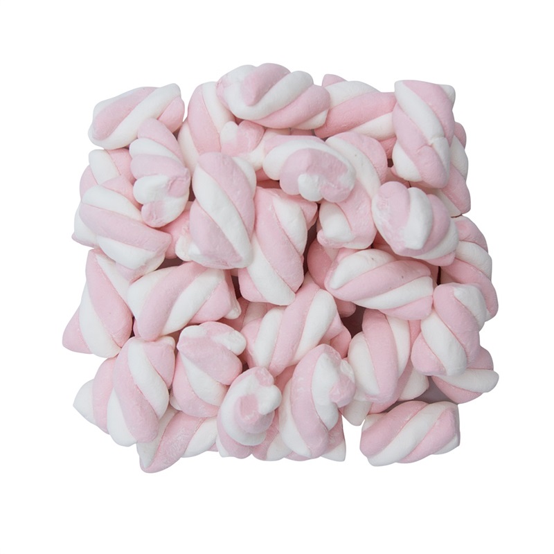 [L1032] Pink&White Twist Mallow 800GX2