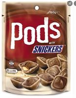 [1650PSNK] Pods Snickers 160g x 15pk
