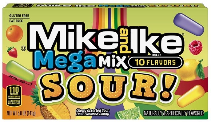 [1689MIMMS] Mike&Ike SOUR MEGA MIX 141gx12