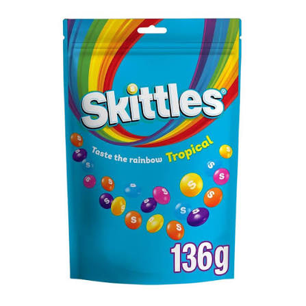 SKITTLES TROPICAL 136G*15