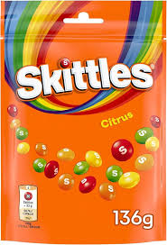 SKITTLES CITRUS 136G*15