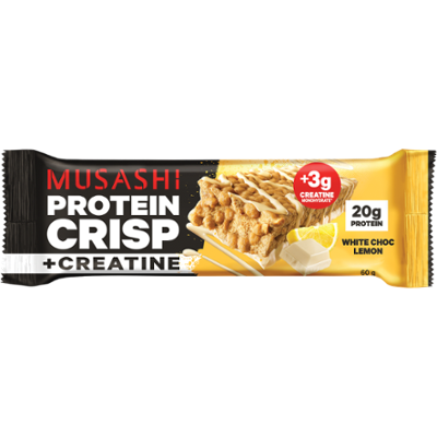 NEW CRISP CREATINE WHITE CHOC LEMON*12